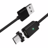 Дата кабель USB 2.0 AM to Micro 5P 1.0m Magnetic black Essager (EXCCXM-ML01) - Image 1