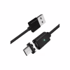 Дата кабель USB 2.0 AM to Micro 5P 1.0m Magnetic black Essager (EXCCXM-ML01) - Image 1