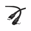 Дата кабель USB-C to USB-C 3.0m 100W 90° corner black Essager (EXCTT1-CGWTC01) - Image 1