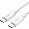 Дата кабель USB-C to USB-C 0.5m 3A 60W US264 white Ugreen (60517) - Image 1