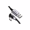 Дата кабель USB 2.0 AM to USB-C 3.0m 3A US284 90° corner black Ugreen (70255) - Image 1