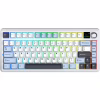Клавиатура Aula F75 MAX Wireless/Bluetooth UA White/Blue (6978080501158) - Image 1