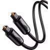 Кабель мультимедійний Optical Toslink 1.5m AV122 black Ugreen (70891) - Image 1