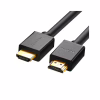 Кабель мультимедийный HDMI M to HDMI M 10.0m HD104 black Ugreen (10110) - Image 1