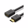 Кабель мультимедийный HDMI M to HDMI F 0.5m HD107 black Ugreen (10140) - Image 1