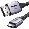 Кабель мультимедійний HDMI M to HDMI mini M 1.0m 8K HD163 black Ugreen (15514) - Image 1
