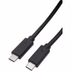 Дата кабель USB-C to USB-C 1.0m 100W black Patron (PN-TYPE-C-100W-1) - Image 1
