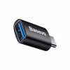 Переходник OTG USB 3.1 AF to USB-C black Baseus (ZJJQ000001) - Image 1