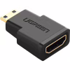 Перехідник Mini HDMI M to HDMI F black Ugreen (20101) - Image 1