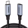 Дата кабель USB-C M/F 0.5m 5A USB 3.1 Gen2 10Gbps black Ugreen (80810) - Image 1