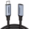 Дата кабель USB-C M/F 0.5m 5A USB 3.1 Gen2 10Gbps black Ugreen (80810) - Image 1