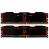 Модуль пам'яті для комп'ютера DDR4 16GB (2X8GB) 3200 MHz IRDM X Black Goodram (IR-X3200D464L16SA/16GDC) - Image 1
