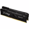 Модуль пам'яті для комп'ютера DDR4 16GB (2x8GB) 3600 MHz Fury Beast Black Kingston Fury (ex.HyperX) (KF436C17BBK2/16) - Image 1