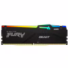 Модуль пам'яті для комп'ютера DDR5 16GB 5200 MHz Beast Black RGB Kingston Fury (ex.HyperX) (KF552C40BBA-16) - Image 1
