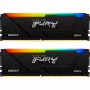 Модуль пам'яті для комп'ютера DDR4 16GB (2x8GB) 3600 MHz Beast RGB Kingston Fury (ex.HyperX) (KF436C17BB2AK2/16) - Image 1