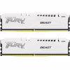 Модуль пам'яті для комп'ютера DDR5 64GB (2x32GB) 5600 MHz Beast White EXPO Kingston Fury (ex.HyperX) (KF556C36BWEK2-64) - Image 1