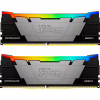 Модуль пам'яті для комп'ютера DDR4 32GB (2x16GB) 3600 MHz Fury Renegade RGB Kingston Fury (ex.HyperX) (KF436C16RB12AK2/32) - Image 1