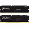 Модуль памяти для компьютера DDR5 16GB (2x8GB) 5200 MHz FURY Beast Black Kingston Fury (ex.HyperX) (KF552C40BBK2-16) - Image 1