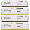 Модуль пам'яті для комп'ютера DDR5 128GB (4x32GB) 5600 MHz FURY Beast White Kingston Fury (ex.HyperX) (KF556C40BWK4-128) - Image 1