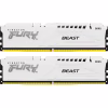 Модуль пам'яті для комп'ютера DDR5 32GB (2x16GB) 5600 MHz FURY Beast White Kingston Fury (ex.HyperX) (KF556C40BWK2-32) - Image 1