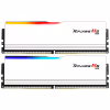 Модуль пам'яті для комп'ютера DDR5 64GB (2x32GB) 6000 MHz Ripjaws M5 RGB Matte White G.Skill (F5-6000J3238G32GX2-RM5RW) - Image 1