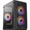 Корпус для ПК AeroCool CS-107-A-BK-v2 Black 600W (ACCX-PC14002.11) - Image 1