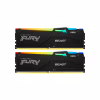 Модуль памяти для компьютера DDR5 128GB (2x64GB) 5600 MHz Beast RGB Kingston Fury (ex.HyperX) (KF556C40BBAK2-128) - Image 1