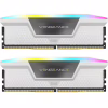 Модуль пам'яті для комп'ютера DDR5 32GB (2x16GB) 6400 MHz Vengeance RGB White Corsair (CMH32GX5M2B6400Z32W) - Image 1