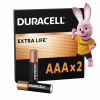 Батарейка Duracell AAA лужні 2 шт. в упаковці (5000394058170 / 81484984) - Image 1