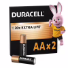 Батарейка Duracell AA лужні 2 шт. в упаковці (5000394058163 / 81551267) - Image 1
