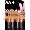 Батарейка Duracell AA лужні 4 шт. в упаковці (5000394052536 / 81551270) - Image 1