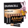 Батарейка Duracell AAA лужні 8 шт. в упаковці (5000394203341 / 81480364) - Image 1