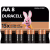 Батарейка Duracell AA лужні 8 шт. в упаковці (5000394006522 / 81417083 / 81480361) - Image 1