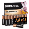 Батарейка Duracell AA лужні 18 шт. в упаковці (5000394107519 / 5006192) - Image 1