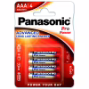 Батарейка Panasonic AAA LR03 Pro Power * 4 (LR03XEG/4BP) - Image 1