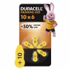 Батарейка Duracell для слухових апаратів розмір 10, 6 шт. в упаковці (5007510/5011445) - Image 1