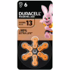 Батарейка Duracell для слухових апаратів розмір 13, 6 шт. в упаковці (5004322) - Image 1