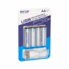 Аккумулятор Beston AA USB Type-C 1460mAh 1.5V Li-ion * 4 (2AC-60/AA620265) - Image 1