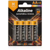 Батарейка AA LR6 Alkaline 4pcs Blister Vinga (VJABAA4) - Image 1