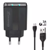 Зарядний пристрій Grand-X CH-15UMB (5V/2,1A + DC cable 2,4А USB -> Micro USB 1m) Black (CH-15UMB) - Image 1