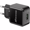 Зарядное устройство Grand-X CH-03B (5V/2,1A) Black (CH-03B) - Image 1