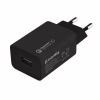 Зарядное устройство ColorWay 1USB Quick Charge 3.0 (18W) black (CW-CHS013Q-BK) - Image 1