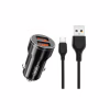 Зарядний пристрій XO CC48 Smart Metal 2USB + cable MicroUSB (XO-CC48m-BK) - Image 1