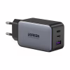 Зарядний пристрій Ugreen 3xUSB 65W GaN (2хUSB-C+USB-A) CD244 Grey (10335) - Image 1