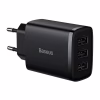 Зарядное устройство Baseus Compact Charger 3U Black (CCXJ020101) - Image 1