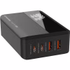 Зарядний пристрій ColorWay Power Delivery GaN (2USB-A + 2USB TYPE-C) (100W) black (CW-CHS041PD-BK) - Image 1