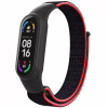 Ремешок для фитнес браслета Armorstandart нейлоновый для Xiaomi Mi Band 7/6/5/4 Black/Red (ARM67843) - Image 1