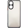 Чехол для мобильного телефона Dengos Matte OPPO A58 4G (black) (DG-TPU-MATT-132) - Image 1