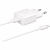 Зарядное устройство Samsung USB-С 15W White + Cable USB-C 1m (EP-T1510XWEGEU) - Image 1
