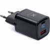 Зарядний пристрій Vinga USB-C PD30W + USB-A QC30W Display 33W Max (VCR30ACDB) - Image 1